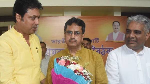 त्रिपुरा बीजेपी के अध्यक्ष हैं माणिक साहा