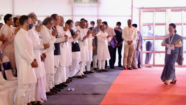 fact check social media claims Congress use colour of Pak flag to decorate tent for ‘Chintan Shivir fact check social media claims Congress use colour of Pak flag to decorate tent for ‘Chintan Shivir