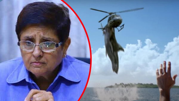 Kiran Bedi trolled online for sharing video which shows shark take down helicopter Kiran Bedi trolled online for sharing video which shows shark take down helicopter