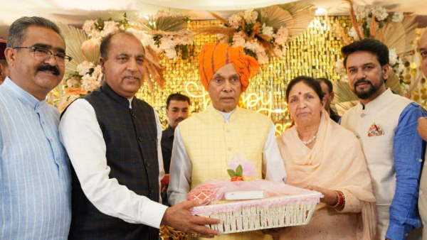 PK Dhumal message to BJP high command by marriage anniversary celebration PK Dhumal message to BJP high command by marriage anniversary celebration
