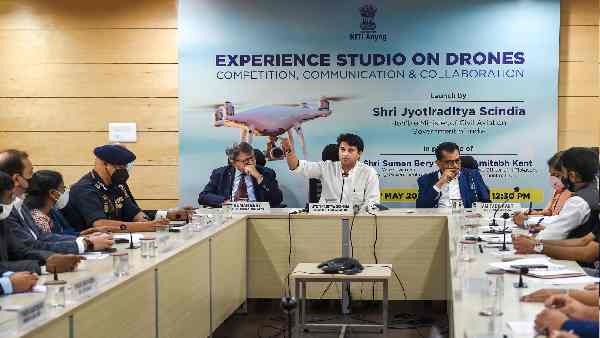 भारत के पास 2030 तक ग्लोबल ड्रोन हब बनने की क्षमता- सिंधिया