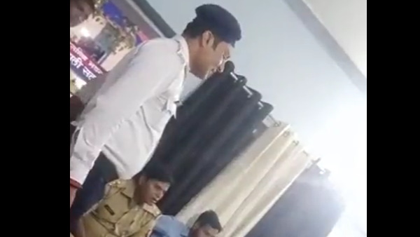 थाने में इंस्पेक्टर के सामने फूट-फूटकर रोया सिपाही