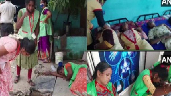 विशाखापट्टनम के पोरस लैबोरेट्रीज में गैस लीक, 140 कर्मचारी बीमार, सभी अस्पताल में भर्ती | 140 workers fell sick after gas leak from Porus laboratories Pvt Ltd in Visakhapatnam - Hindi ...