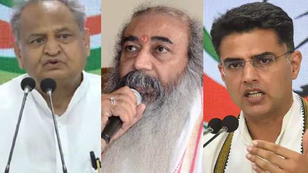 Ashok Gehlot Acharya Pramod Krishnam Sachin Pilot Congress Ashok Gehlot Acharya Pramod Krishnam Sachin Pilot Congress