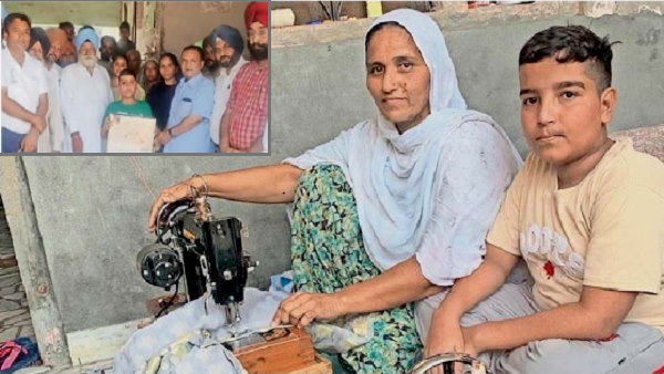 बिन बाप के गरीब बच्चे की प्रतिभा को दाद