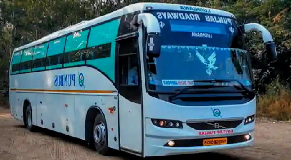 punjab roadways volvo bus from pathankot to delhi punjab roadways volvo bus from pathankot to delhi