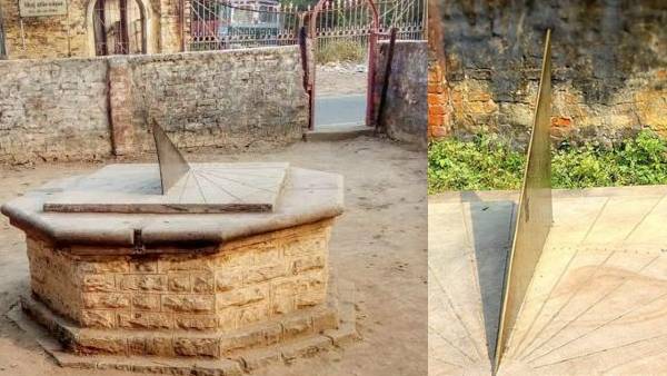 गुमनामी का शिकार हो रही धूप घड़ी