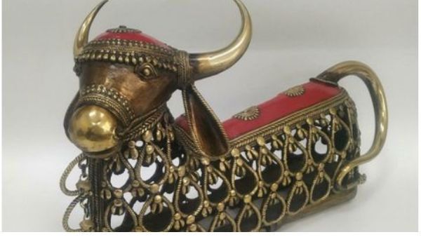 अर्जेंटीना के राष्ट्रपति को नंदी थीम पर बना आर्ट