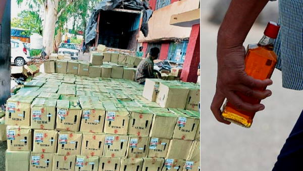 Thousands of liquor bottles were seized in Punjab Thousands of liquor bottles were seized in Punjab