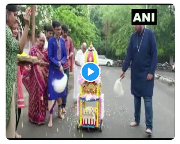 भगवान जगन्नाथ की रोबोटिक रथ यात्रा