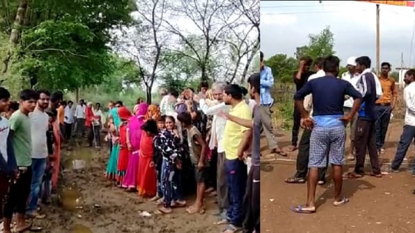 सतना: मतदाताओं ने BJP विधायक के बेटे के मुंह पर कहा- रोड नहीं तो वोट नहीं | Villagers boycott panchayat elections - Hindi Oneindia