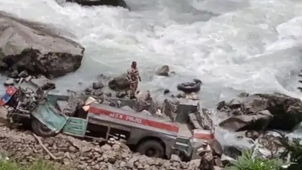 ITBP Jawan Bus accident ITBP Jawan Bus accident