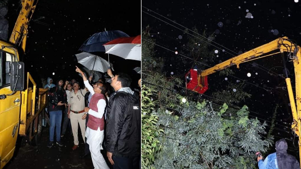 भोपाल की सड़कों पर रात भर घूमे सीएम शिवराज