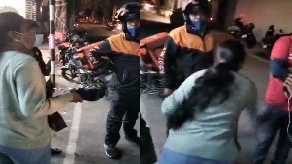 एक के बाद बरसाए कई जूते