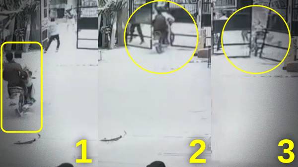 कूरियर ब्वॉय की बाइक उठाई और..