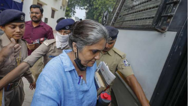 Activist Teesta Setalvad was released from jail in Ahmedabad on Saturday Activist Teesta Setalvad was released from jail in Ahmedabad on Saturday
