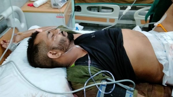 गोली चलने के बाद मच गई अफरा-तफरी