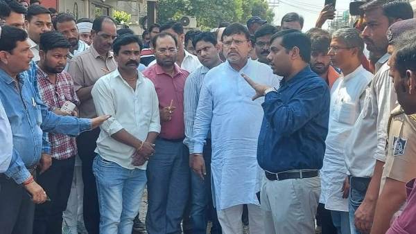 लक्ष्मण तलैया रोड का भी ऊर्जा मंत्री ने किया निरीक्षण