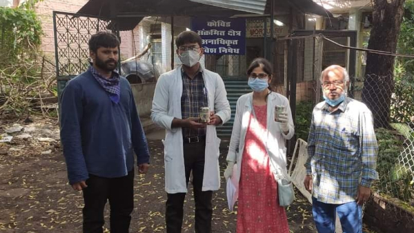 एयरफोर्स से सेवानिवृति के बाद भी करते रहे समाज सेवा