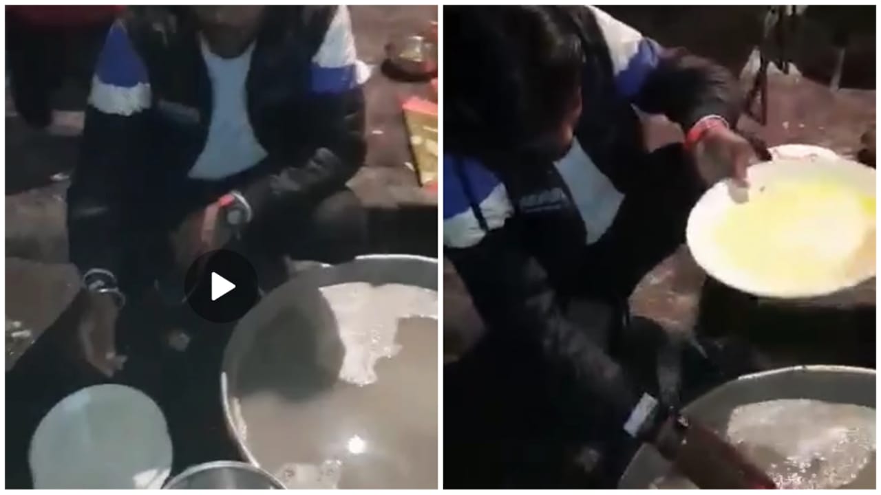 भोपाल में छात्र से धुलाए बर्तन
