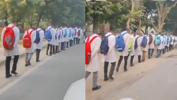 कॉलेज की छवि धूमिल करने के लिए वीडियो वायरल