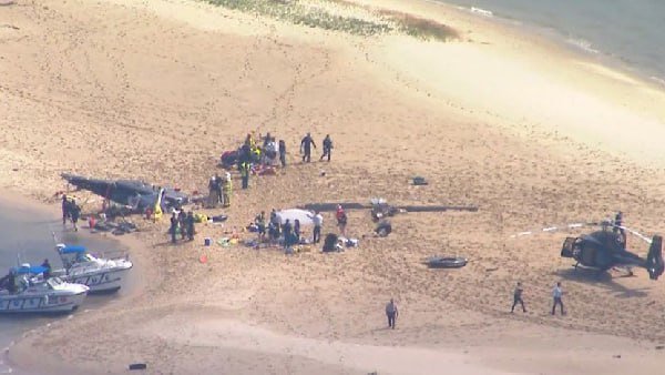 ऑस्ट्रेलिया में समुद्र किनारे दो हेलीकॉप्टर्स की भयानक टक्कर, अब तक 4