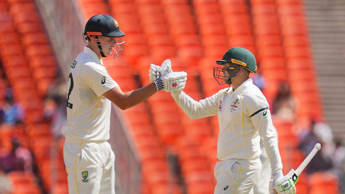IND vs AUS कैमरन ग्रीन ने जड़ा करियर का पहला टेस्ट शतक, उस्मान ख्वाजा