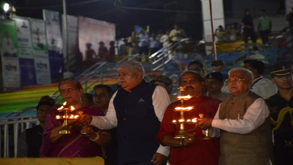 नर्मदाष्टक का किया पाठ