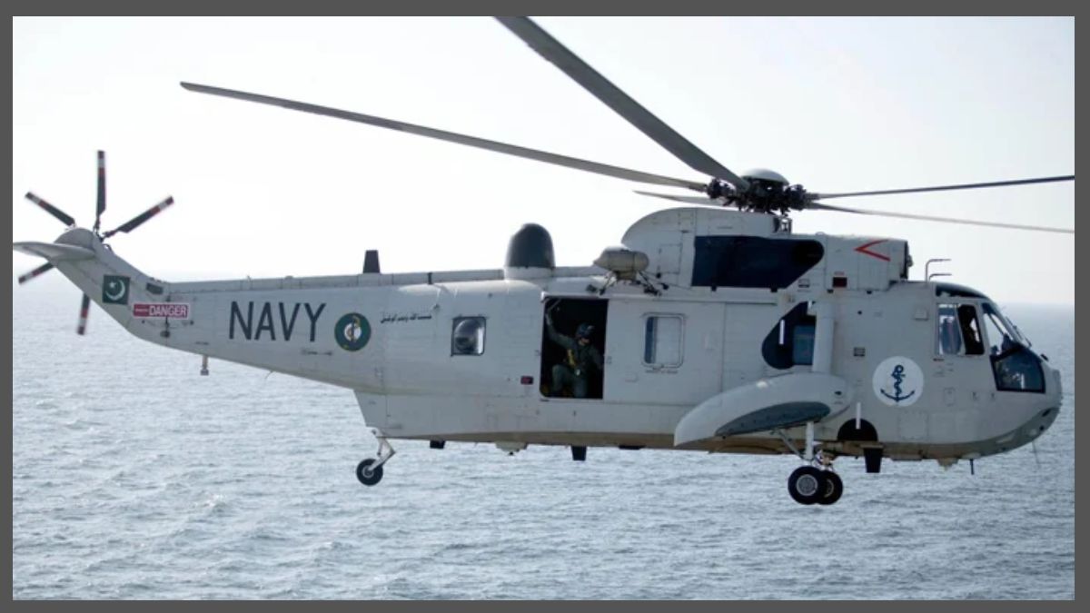 पाकिस्तान बलूचिस्तान में नौसेना का हेलीकॉप्टर दुर्घटनाग्रस्त, हवा में
