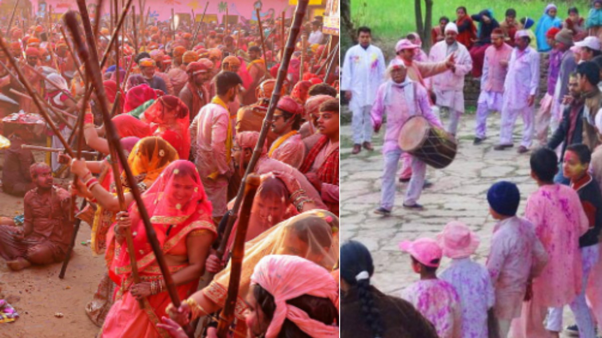 Holi Celebrations कहीं लट्ठमार तो कहीं कोड़ों की बरसात... देश में अलग