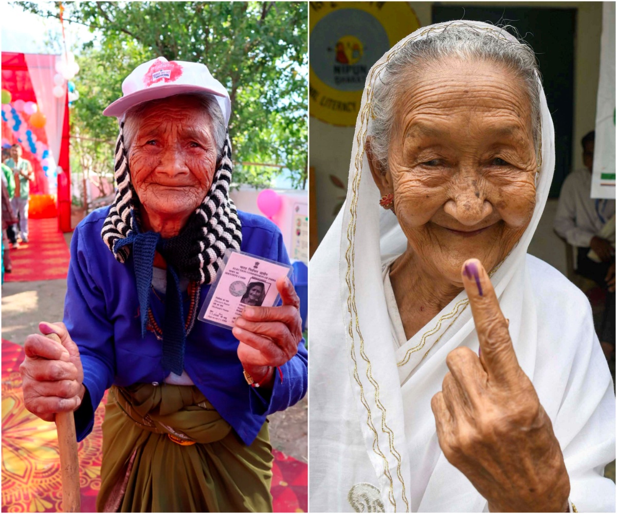 दुनिया के सबसे बड़ लोकतंत्र के पर्व का जश्न: इन बुजुर्गों को सलाम