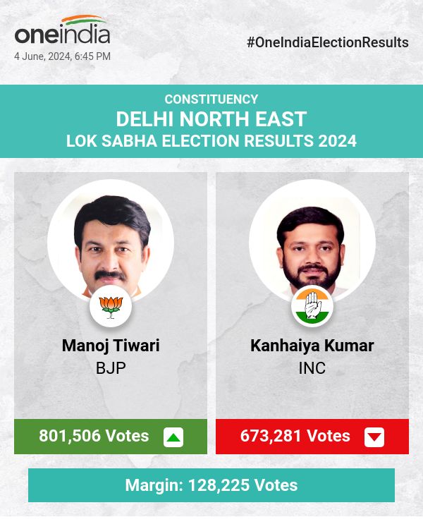 लोकसभा चुनाव की मतगणना में भाजपा के मनोज तिवारी आगे, कांग्रेस के कन्हैया कुमार पीछे