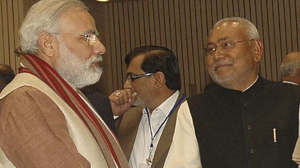 नरेंद्र मोदी और नीतीश कुमार नरेंद्र मोदी और नीतीश कुमार