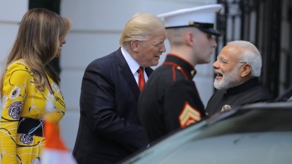 ट्रंप और मोदी ट्रंप और मोदी