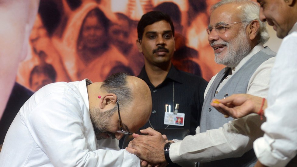 अमित शाह और नरेंद्र मोदी अमित शाह और नरेंद्र मोदी
