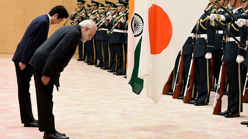 शिंज़ो अबे और मोदी शिंज़ो अबे और मोदी