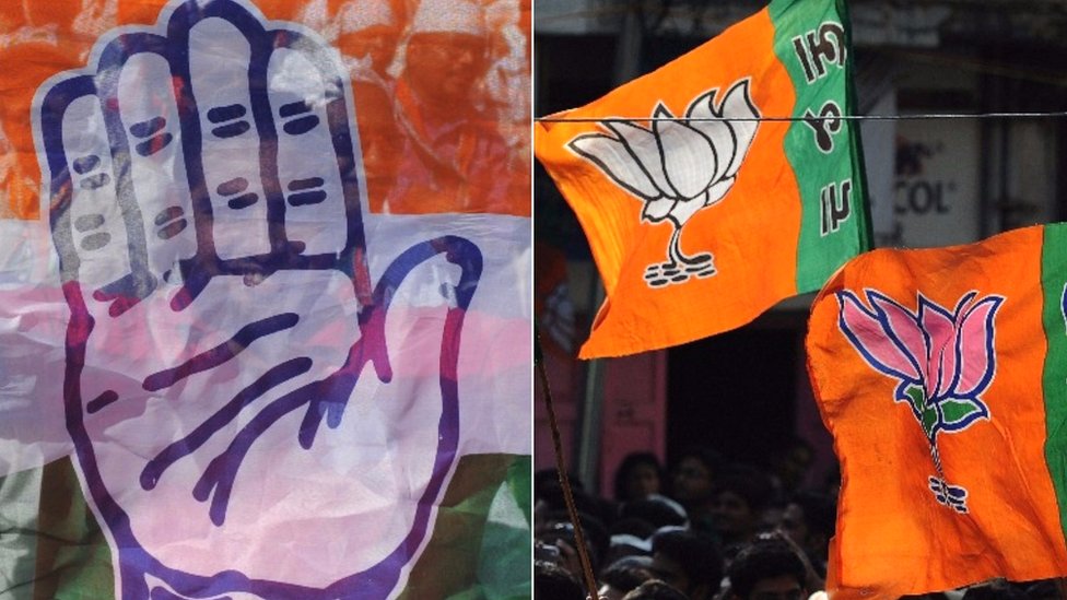 कांग्रेस और बीजेपी कांग्रेस और बीजेपी