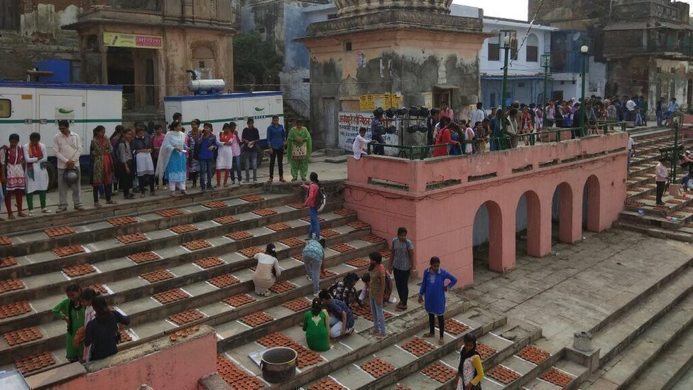 अयोध्या में सरयू नदी का घाट अयोध्या में सरयू नदी का घाट