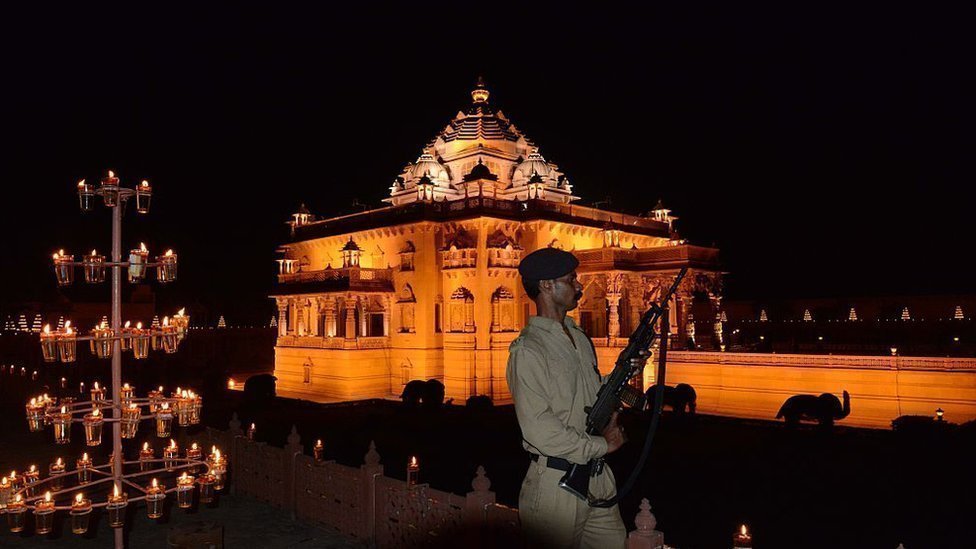 गांधीनगर का अक्षरधाम मंदिर गांधीनगर का अक्षरधाम मंदिर