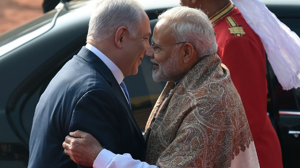 मोदी और नेतन्याहू मोदी और नेतन्याहू