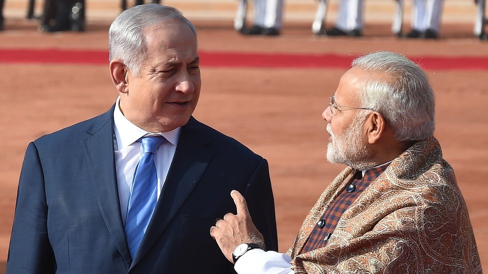 मोदी और नेतन्याहू मोदी और नेतन्याहू