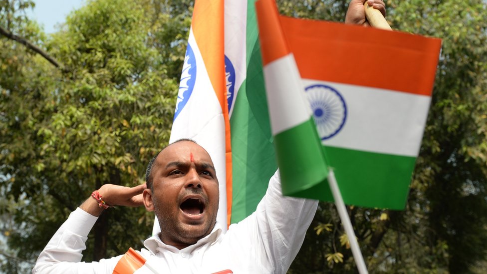 मार्च 2017 में एबीवीपी का प्रदर्शन मार्च 2017 में एबीवीपी का प्रदर्शन