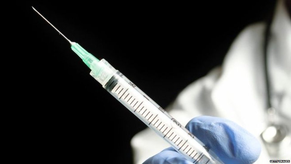 spinal fluid extracted with the needle spinal fluid extracted with the needle