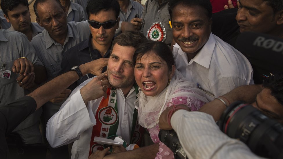 राहुल गांधी के समर्थक राहुल गांधी के समर्थक