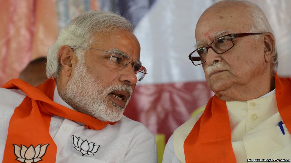 L K Advani And Narendra Modi L K Advani And Narendra Modi