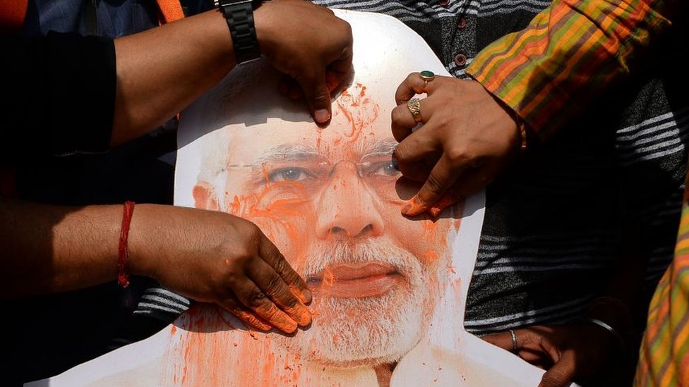मोदी का पोस्टर मोदी का पोस्टर