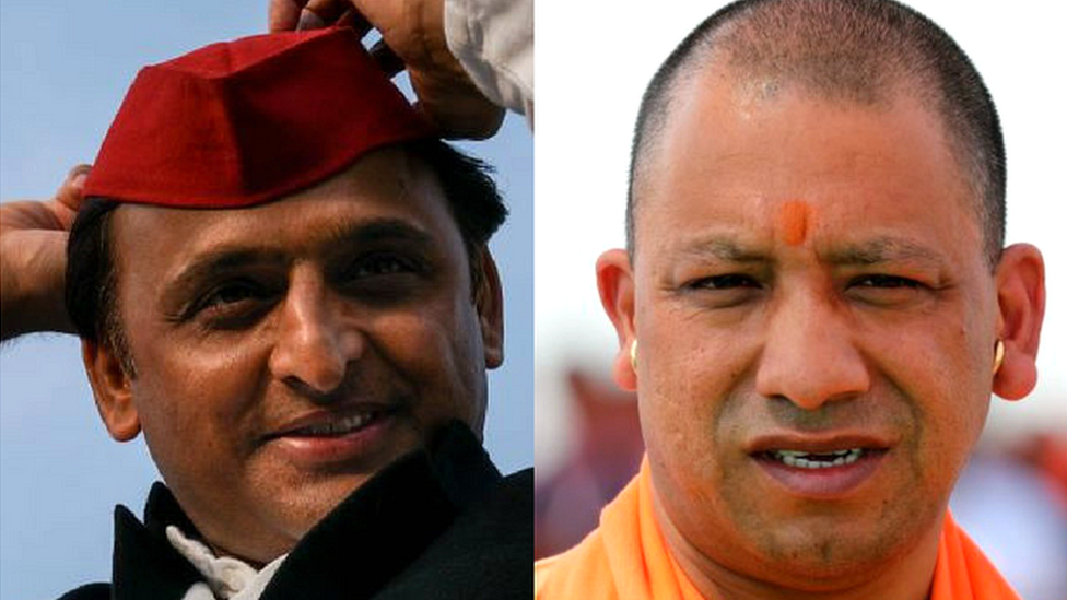 योगी और अखिलेश योगी और अखिलेश