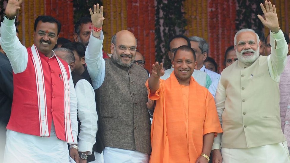 मोदी, योगी, अमित शाह मोदी, योगी, अमित शाह