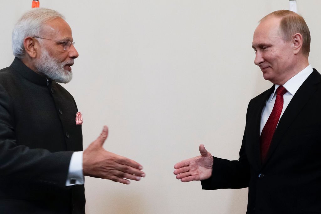 मोदी और पुतिन मोदी और पुतिन