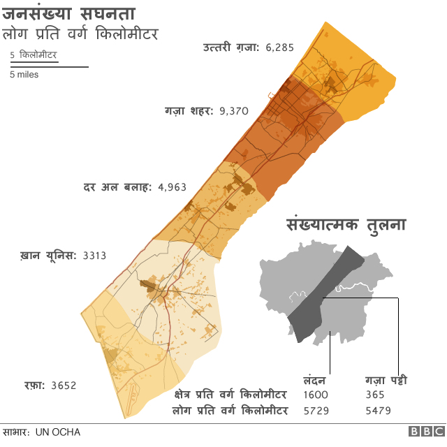 गज़ा का नक्शा गज़ा का नक्शा